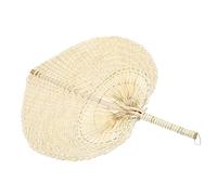 HAWILLOSCH 2pcs Palm Fans Handheld Manual Fans for Wall Decorations Unique Photo Props for Weddings Parties and Home Decor Chic Natural Dried Leaf Design