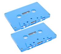HAWILLOSCH 2pcs Retro Audio Cassette Tapes Blank Colorful Empty Cassettes for Music Decor Party Supplies Vintage DIY Tape Decorations