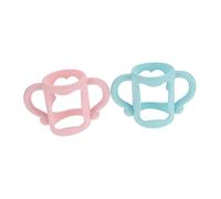 HAWILLOSCH 2Pcs Silicone Bottle Handle Feeding Bottle Grip for Newborns Safe Adorable Design Parents