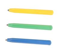 HAWILLOSCH 3pcs Magnetic Drawing Pen for Boy Girl Interactive Replacement Stylus for Magnetic Drawing Boards Portable and Safe Pens Yellow Blue Green