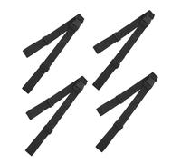 HAWILLOSCH 4pcs Dining Chair Chair Belt Highchair Safety Belt for Universal Straps Black Polyester