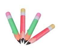 HAWILLOSCH 4pcs Inflatable Pencil School Large Inflatable Pencil Giant Balloons Decor Classroom Back Balloons Giant Party Huge Big Supplies Pvc
