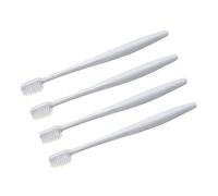 HAWILLOSCH 4pcs Soft Bristle Toothbrushes Anti-Bleeding Fine Hair Toothbrushes for Adults Ergonomic Design Gentle Gums for Sensitive Teeth Grey and Blue Colors
