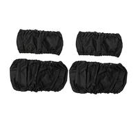 HAWILLOSCH 4PCS Stroller Wheel Covers Durable Pushchair Tire Accessories Skid Design for Easy Movement Includes Large Small Protectors