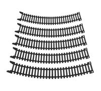 HAWILLOSCH 5Pcs Electric Train Replacement Parts Plastic Railway Track Expansion Pack for Safe Educational Model Railroad Accessories Creative Layout Design