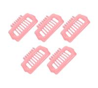 HAWILLOSCH 5pcs Small Pet Hair Barrettes Abs Material Cute Dog and Cat Hair Clips Comfortable Secure Fit for Maltese Yorkshire Terrier Poodle Bichon Frise Grooming Accessories