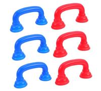 HAWILLOSCH 6pcs Auditory Feedback Phones for Speech Therapy Classroom Use Pretend Phone Props Red and Blue for Language Development and Outdoor Play