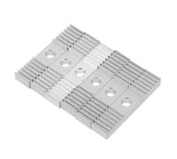 HAWILLOSCH 6pcs Printer Timing Belt Clamp Mount Blocks Aluminum Gear Fixing Pieces for Smooth Operation Compatible with Multiple Models Easy Installation