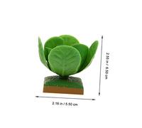 HAWILLOSCH 6Pcs Realistic Veg Models Cabbage Playthings for DIY Sand Table Decor Imaginative Educational for Creative Layout Enhancer for Home and Office