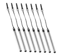 HAWILLOSCH 8pcs Mini Retractable Stylus Pens Lightweight Capacitive Touch Screen Pen with Fine Tip for Phones Tablets Navigation Systems and Atms Portable Precision Writing Drawing Tool