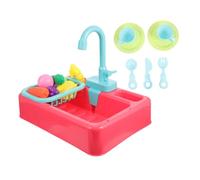 HAWILLOSCH Automatic Parrot Bathing Tub Bird Shower Bathing Bowl 17 Accessories Red Water Circulation Bird Bath Suitable for Parakeets Indoor Use