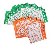 HAWILLOSCH Bingo Game Cards Unique Creative Bingo Cards for Fun Games with Friends and Family Easy to Play Lightweight Random Colors for Parties and Gatherings