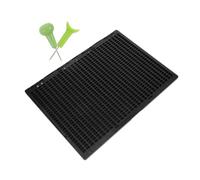 HAWILLOSCH Braille Writing Board Rows Columns with Portable Braille Stylus Learning Tool for Education and Accessible Communication