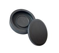 HAWILLOSCH Calligraphy Inkstone with Lid Compact Ink Plate for Chinese Painting and Writing Practice Smooth Surface Dust Ink Container for Artists and Beginners