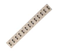 HAWILLOSCH Conductive Silicone Contact Pad for Digital Piano Key Repair, 13-key Replacement Strip for Electronic Organ, Stable Performance Electronic Keyboard Repair Accessory