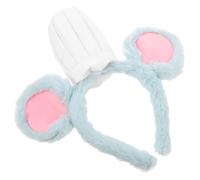 HAWILLOSCH Cute Mouse Headband Adult Christmas Hat for Boys and Girls Realistic Rat Ears Clip