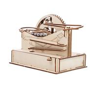 HAWILLOSCH DIY Wooden Great Wall Marble Run Puzzle Creative Maze Ball Run Building for Enhances Dexterity and Patience and Educational Wooden Puzzle Game for Interaction