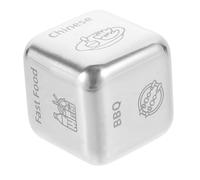 HAWILLOSCH Food Decision Small Metal for Anniversary Pocket Size Creative Food Decider for Dinner Choice