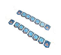HAWILLOSCH Happy Diwali Banner Blue Hanging Decoration for Party and Home Easy to Hang Wall Banner for Festival Backdrop Celebrate Diwali with Stunning Photo Prop and Office Decor
