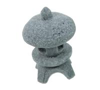 HAWILLOSCH Miniature Japanese Lantern Garden Statue Zen Garden Sandstone Sculpture for Aquarium Outdoor Decor and Park Environments Tranquil Stone for Home Decoration