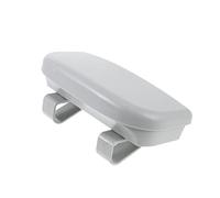 HAWILLOSCH Multifunctional Car Glasses Case and Sun Visor Organizer Holder Grey Abs Eyeglass Protector for Automobile Keeps Sunglasses Safe From Scratches Dust and Heat