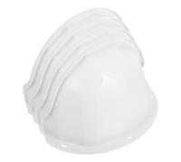 HAWILLOSCH Outdoor Camera Cover 4-Pack Weatherproof Protective Shield for Security Cameras ABS White Housing for Outdoor Use