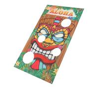 HAWILLOSCH Outdoor Hawaiian Bean Bag Toss Game for Families Portable Polyester Sandbag for Interactive Hand-eye Coordination Play Bright Design for Garden Beach and Backyard Fun