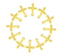 HAWILLOSCH Plastic Cross Confetti for First Communion Baptism Wedding Decorations Shine Table Scatter for Religious Party Supplies Easy to Use