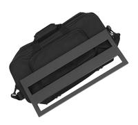 HAWILLOSCH Portable Aluminum Guitar Effector Board with Hollow Design for Easy Connection Professional Effector Holder for Guitar Accessories Includes Carrier Bag Suitable for Home and