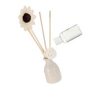 HAWILLOSCH Rattan Aroma Essential Oil Diffuser Natural Air Freshener Home Decor Set for Living Room Bedroom Office Car Hospital