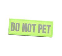HAWILLOSCH Service Dog Patch Do Not Pet Reflective Puppy Patch for Harness Collar Warning Gear for Working Dogs