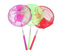 HAWILLOSCH Telescopic Butterfly Catching Net for Boys and Girls 3-Piece Extendable Insect Net Set Stainless Steel Outdoor Fishing Tools for Summer Fun