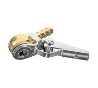 HAWILLOSCH Tire Inflator Locking Air Chuck with Clip Quick Connect Chuck for Cars and Trucks Compatible with Tire Inflators and Air