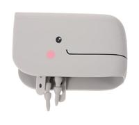 HAWILLOSCH Whale Shape Faucet Cover Baby Bathtub Spout Guard Silicone Tub Spout Protector Bathroom Sink Faucet Protector for Toddlers Grey