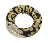 HAWILLOSCH Yoga Singing Bowl Cushion Meditation Sound Bowl Pad Round Handmade Art Silk Pad Tibetan Yoga Meditation Pillow