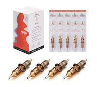 HAWINK Tattoo Cartridges Needles 50Pcs Mixed #12 Standard Round Liner 3RL 5RL 7RL 9RL & Round Magnum 3RS 5RS 7RS 9RS & Curved Magnum 7M1 11M1 Open Tips EN02-50KIT-B