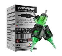 HAWINK Tattoo Needles Kit for Tattoo Gun Professional 50PCS