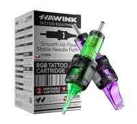 HAWINK Tattoo Needles Kit for Tattoo Gun Professional 50PCS