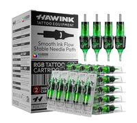 HAWINK Tattoo Needles Kit for Tattoo Gun Professional 50PCS