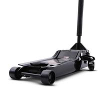 Hawk 3.0 Tonne Hydraulic Tolley Car Jack 3,000kg Van Pump Lift Low Profile 100mm-540mm Height 360 Movement Twin Piston 1250mm Handle 110mm Platform 9 Stoke Full Height