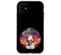 Hawk Bird Falcon Birding Abducted Alien Spacecraft Abduction Case for iPhone 11