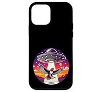 Hawk Bird Falcon Birding Abducted Alien Spacecraft Abduction Case for iPhone 12 mini