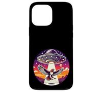 Hawk Bird Falcon Birding Abducted Alien Spacecraft Abduction Case for iPhone 13 Pro Max