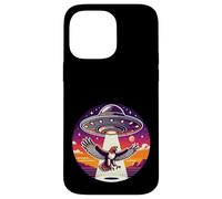 Hawk Bird Falcon Birding Abducted Alien Spacecraft Abduction Case for iPhone 14 Pro Max