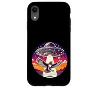 Hawk Bird Falcon Birding Abducted Alien Spacecraft Abduction Case for iPhone XR