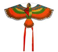 Hawk Huge 113 cm Kite | Large Bird Steering Wheel Made of Nonwoven Material | Lightweight Interactive Outdoor Toy for Boys and Girls, Beach Sports, Garden, Scarecrow with