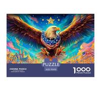 Hawk in FlightColossal Jigsaw Puzzles for Adults A Vast Collection of 1000 Advanced, Seemingly Impossible Challenging Puzzle Game Pieces - A Majestic Gift for Determined Adult And Young Adult Enthusi