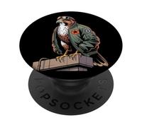 Hawk Pilot Flight Gear Streetwear Animals PopSockets Adhesive PopGrip