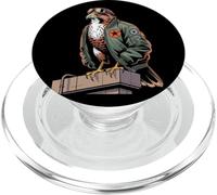 Hawk Pilot Flight Gear Streetwear Animals PopSockets PopGrip for MagSafe
