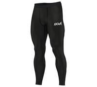 Hawk Sports Mens Compression Pants Base Layer Running Workout Muay Thai Jiu Jitsu MMA BJJ Spats Leggings Tights for Men (Black, 30'' Waist)
